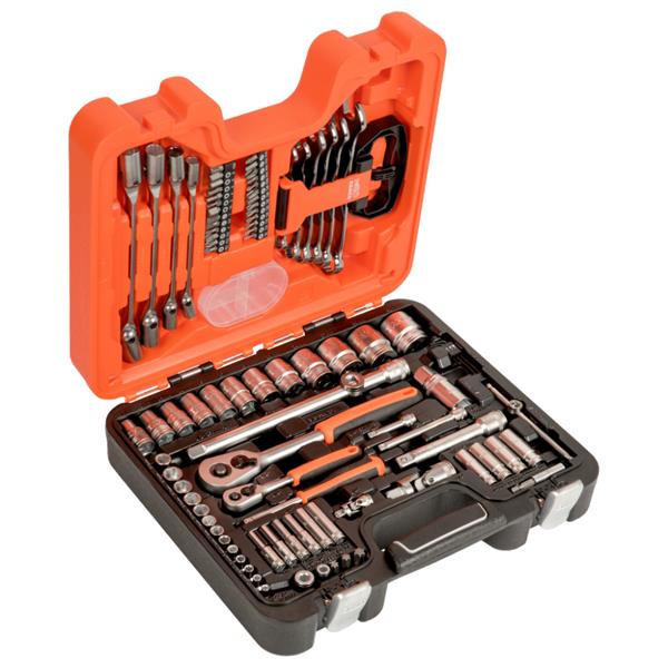 BahcoS910 92 Piece Metric 1/2" and 1/4" Drive Socket Set