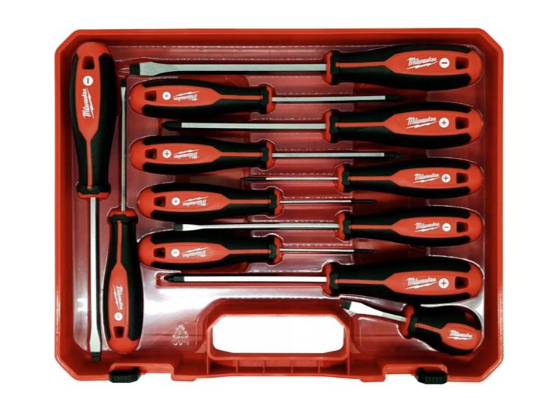 Milwaukee 4932472003 12 Piece Trilobe Screwdriver Set in Case