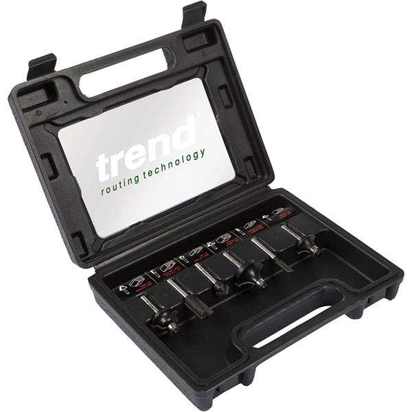 Trend1/4'' 6 Piece Router Bit Set SET/SS11X1/4TC