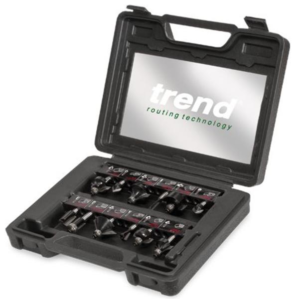 Trend12 piece 1/4" Cutter Set SET/SS8X1/4TC