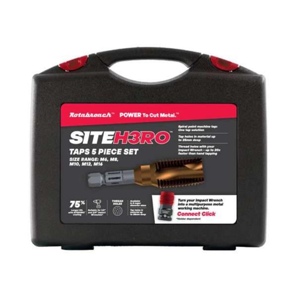 RotabroachSITEH3RO 5 Piece Tap Kit Metric Small Sizes