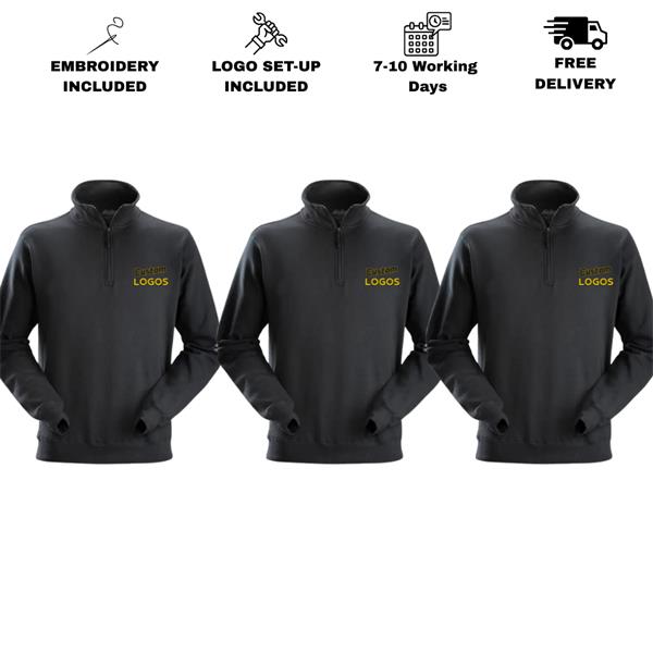 Snickers x3 Half Zip Sweatshirt Bundle