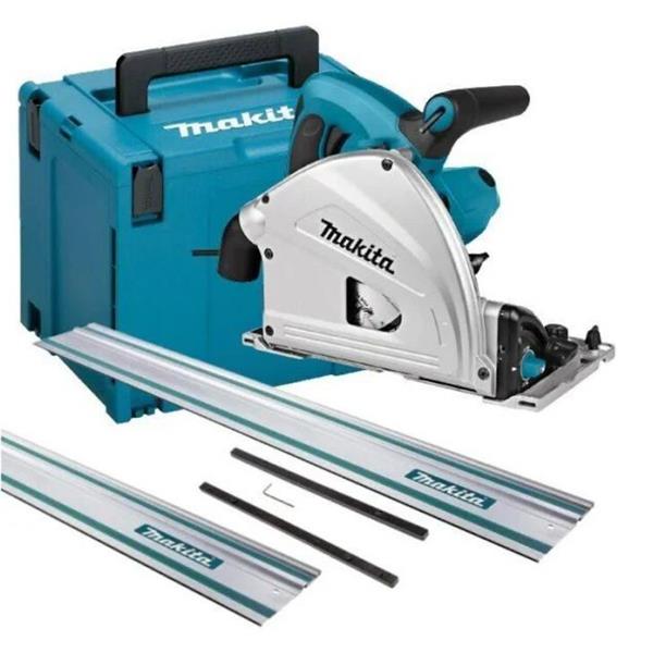 MakitaSP6000K1 Plunge Cut Saw 165mm + (2 Rails, Joining Bars)