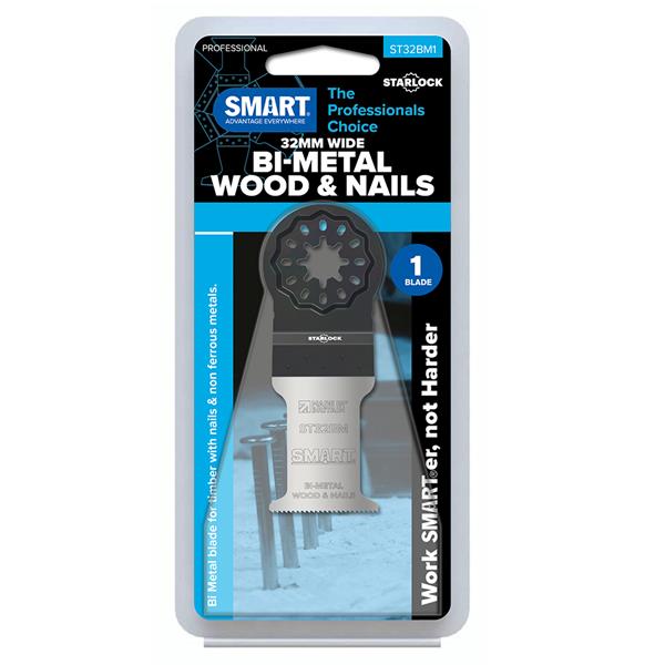 SmartST32BM1 Starlock 32Mm Bi-Metal Wood & Nails Blade