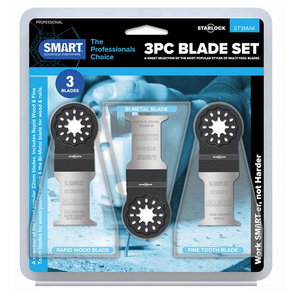 SmartST3MAK Starlock 3Pc Blade Pack