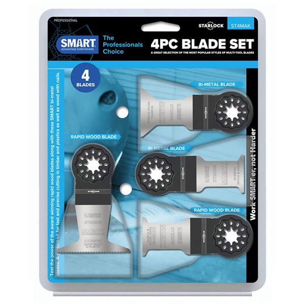 SmartST4MAK Starlock 4Pc Blade Pack