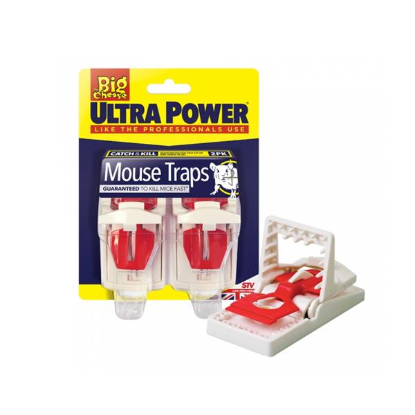 The Big CheeseUltra Power Mouse Traps - Twin Pack