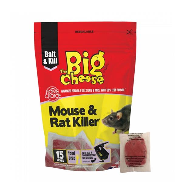 The Big CheeseMouse & Rat KillerÃ‚Â² Pasta Sachets - 15 Pack