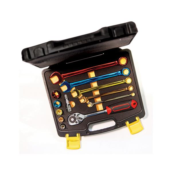 CKSure Drive 12 Piece Coloured Socket & Spanner set 3/8" Drive T4659
