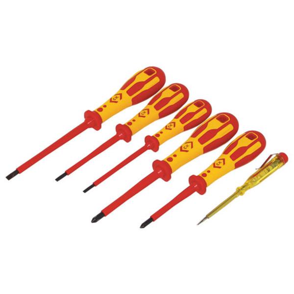 CKDextroVDE Screwdriver Slotted Parallel & PH Set Of 6 T49182