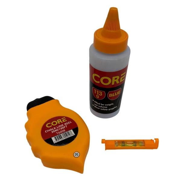 Core3 Pcs Chalk Line Reel T6008
