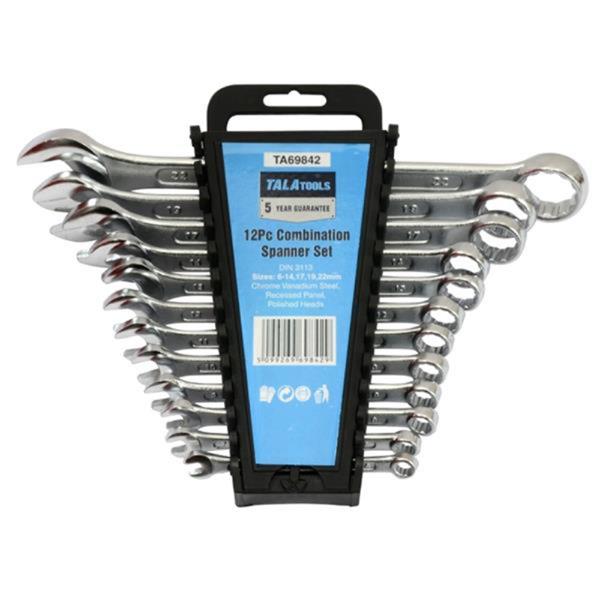 Tala12 Piece Combination Spanner Set 6-22mm TA69842