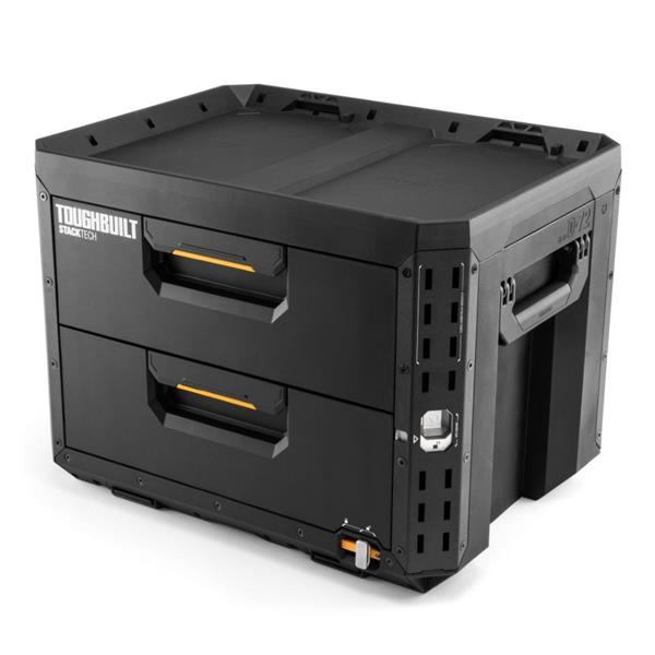 ToughbuiltStackTech XL 2-Drawer Locking Box TB-B1-D-72