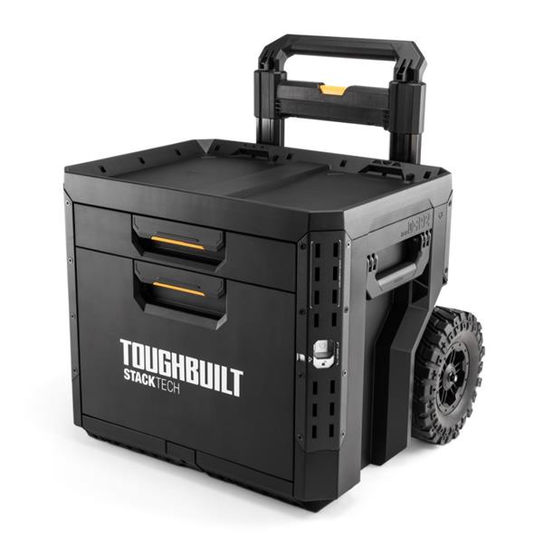 ToughbuiltStackTech Rolling 2-Drawer Locking Box TB-B1-D-R92