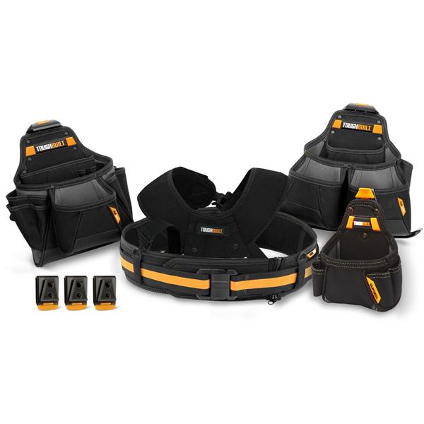 Toughbuilt5pc Pro Contractor Tool Belt Set TB-CT-101-5-P