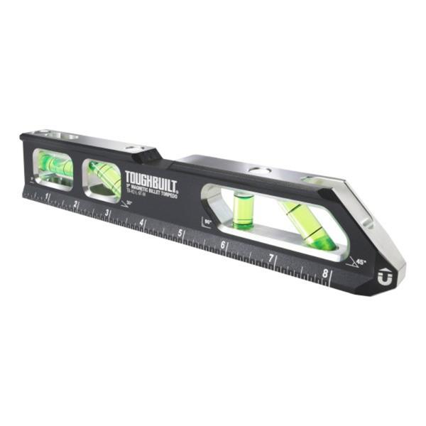 Toughbuilt23cm (9") Magnetic Billet Torpedo Level TB-H2-L-M23T-M