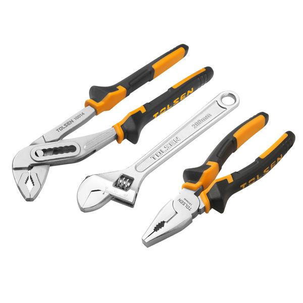 Tolsen3 Piece Plier & Wrench Set 10403