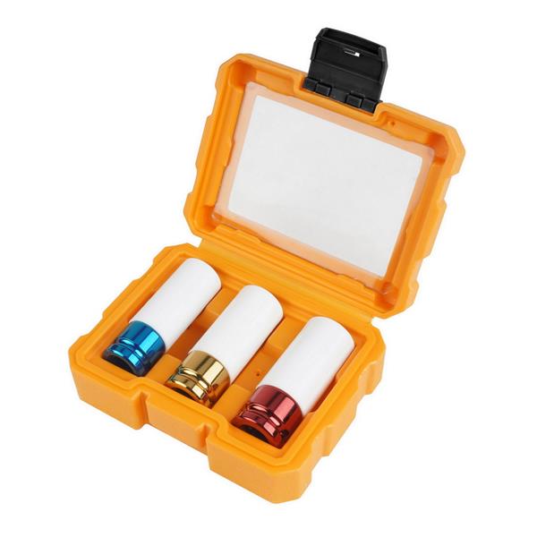 TolsenImpact Socket Set 3 pcs 17,19,21mm 15510