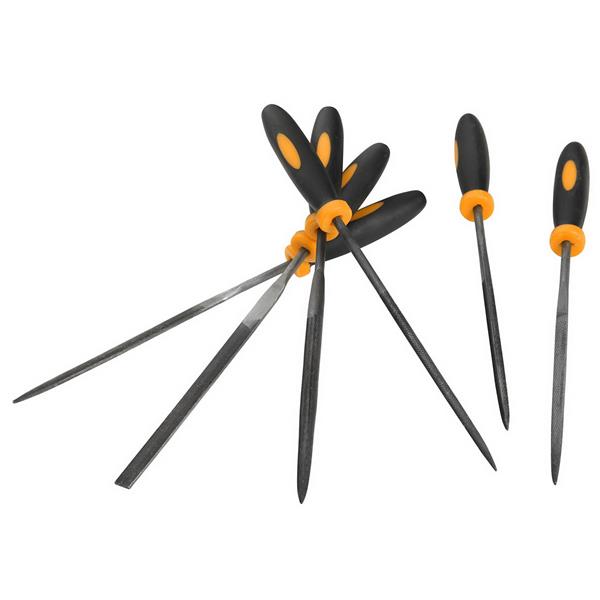 TolsenFile Set 6pc Needle 3mmx100mm 32046