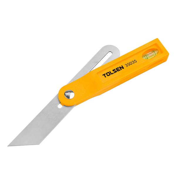 TolsenSliding Bevel 200mm Plastic Handle Inc Spirit Level. 35035