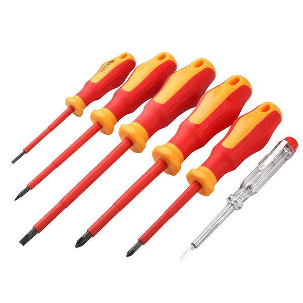 TolsenVDE 6Pcs Screwdrivers Set 38013