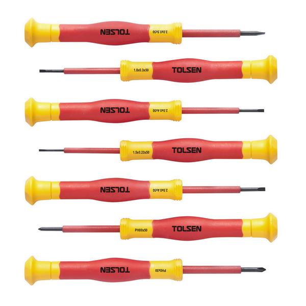 Tolsen7pcs Insulated Precision Screwdriver Set V32007