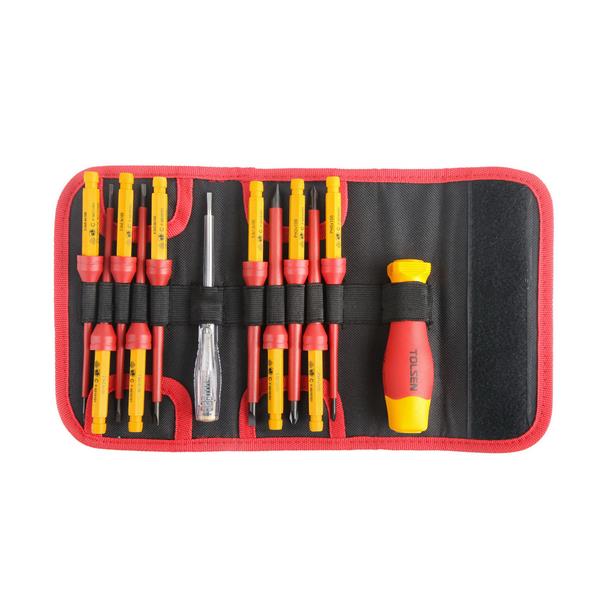 Tolsen12pcs Insulated Changeable Screwdriver V33212
