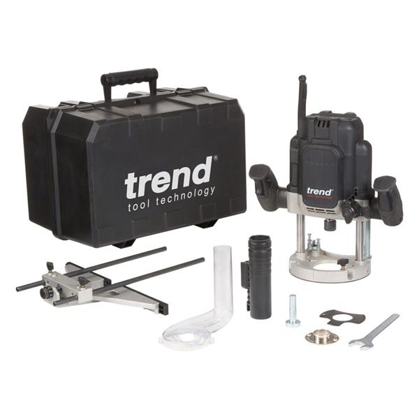TrendT12 2300W 1/2'' Variable Speed Plunge Router