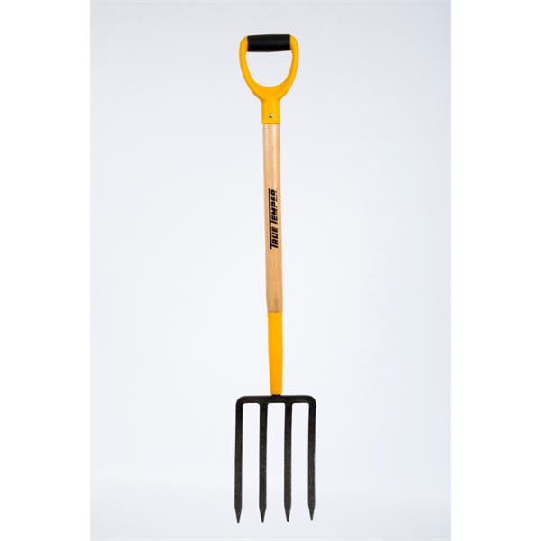 True TemperTTW-DF Digging Fork Wood D Grip Wood Handle