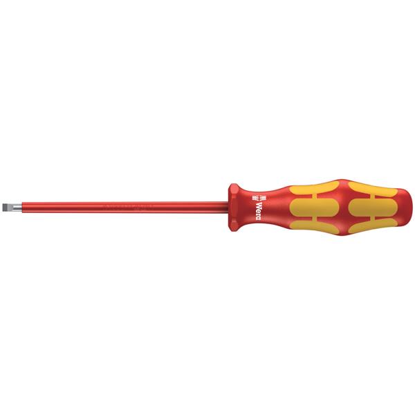 Wera160 i VDE insulated screwdriver, 0.6 x 3.5 x 100 mm