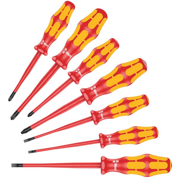 Wera160 iSS/7 Kraftform Plus Slimline Screwdriver Set 7 Piece