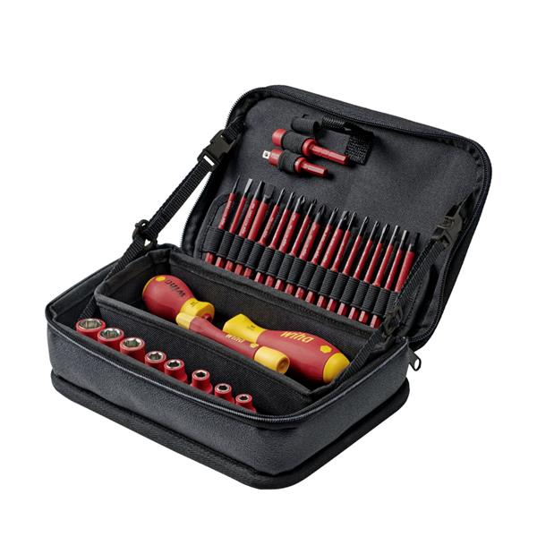 Wiha43465 31 Piece slimVarioÂ® VDE Interchangeable Screwdriver/Socket Tool Set