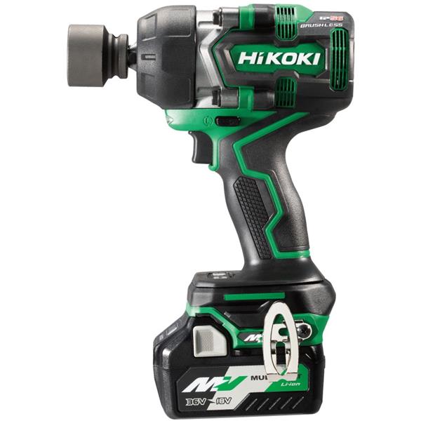 HikokiWR36DEJRZ 36V MultiVolt Compact 1/2â€™â€™ Dr. Impact Wrench (2x2.5Ah)