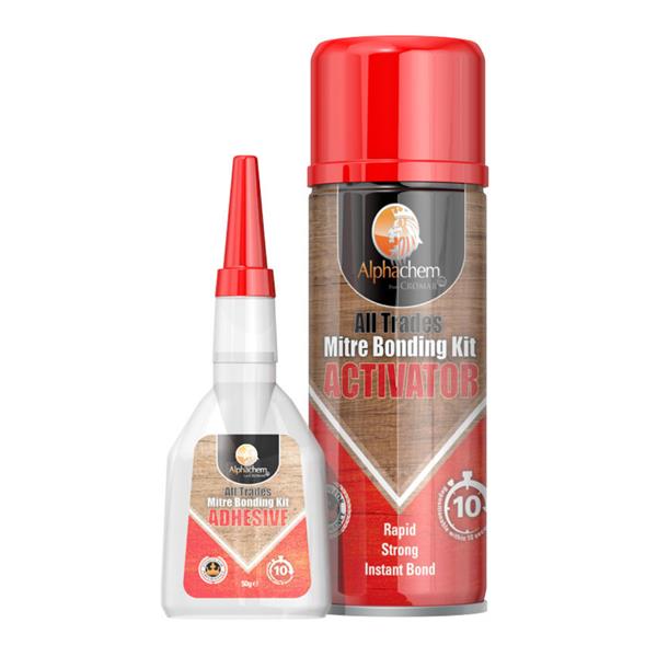 AlphachemX2MITREKIT Twin Pack Mitre Bond With Glue And Activator