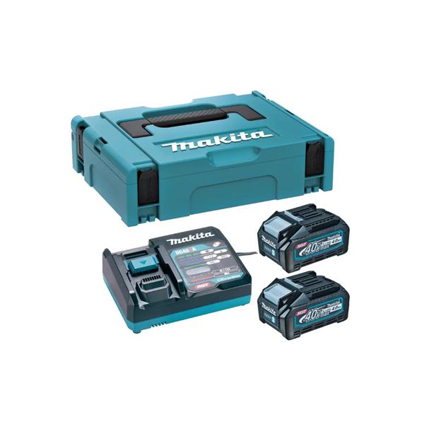 MakitaXGT Power Source Kit (2x4Ah Batteries+ DC40RA-240V Charger)