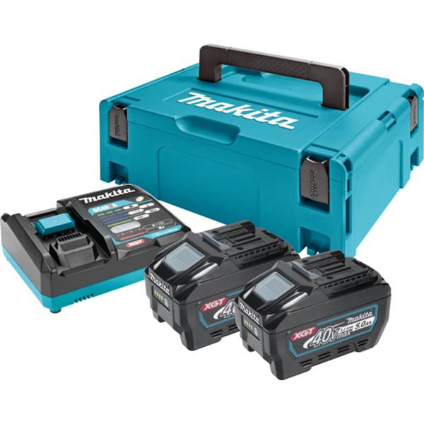 MakitaXGT Power Source Kit (2x5Ah Batteries+ DC40RA-240V Charger)