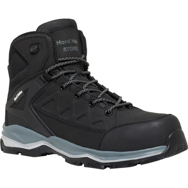 Hard YakkaAtomic Hybrid S1P Side Zip Water-Resistent Safety Boots – Black